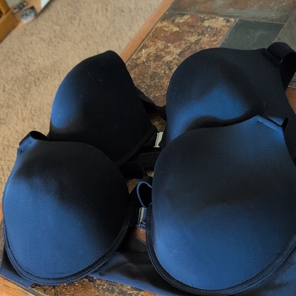 Other - Lot of 2 New Black Padded Support Bras sz 42 DD   Very Nice!